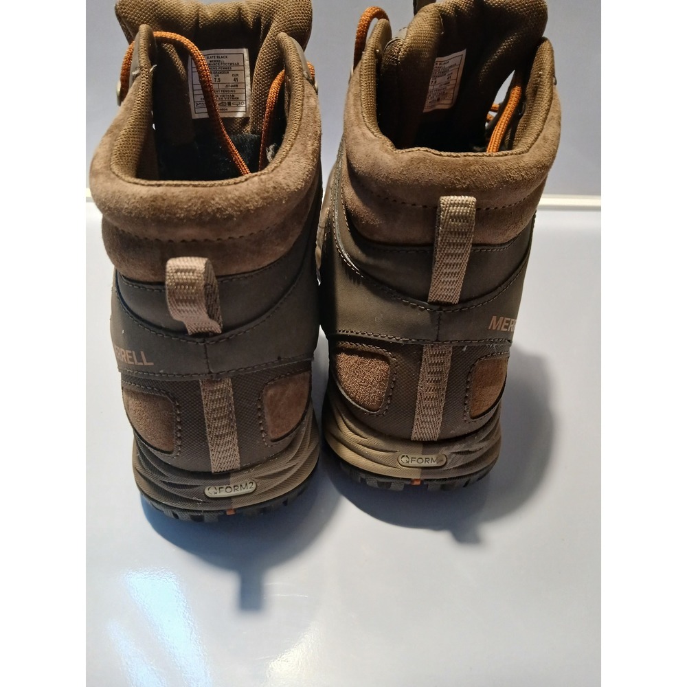 Merrell Womens Slate Black Waterproof Hiking Boots Size 10 - Picture 4 of 9